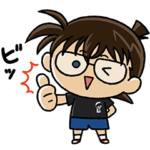 限定無料スタンプ::名探偵コナン × ユニクロ★UT発売記念