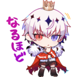 限定無料スタンプ::悪魔王子と操り人形（あくあや）スタンプ１