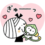 限定無料スタンプ::毎日使える♡ボブGIRL × モモンキー