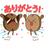 隠し無料スタンプ::澤井珈琲キャラクタースタンプ
