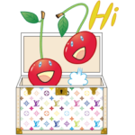 限定無料スタンプ::ルイ･ヴィトン × 村上隆