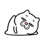 人気スタンプ特集::元気に動く！ウザ～～い猫★ミニ2