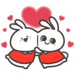 隠し無料スタンプ::西松屋 ミミちゃん×お文具さん