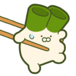 人気スタンプ特集::ネギうさぎ６