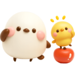 限定無料スタンプ::シマエナガ♡秋の日常＆やさしい敬語