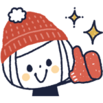 限定無料スタンプ::心くばり＆敬語♡冬のボブGIRL
