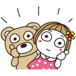 限定無料スタンプ::はな子✿の毎日使えることば