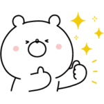 隠し無料スタンプ::ガーリーくまさん × LINE NEWS